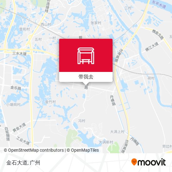 金石大道地图