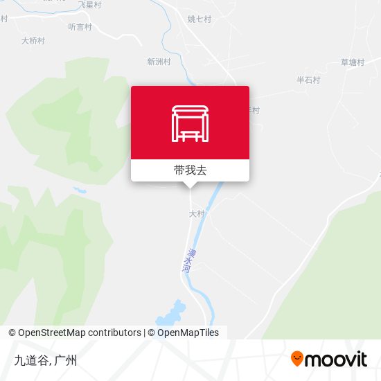 九道谷地图