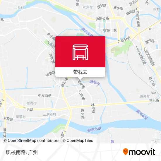 职校南路地图