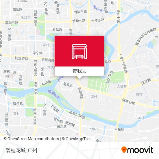 碧桂花城地图