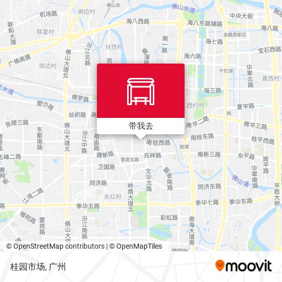 桂园市场地图