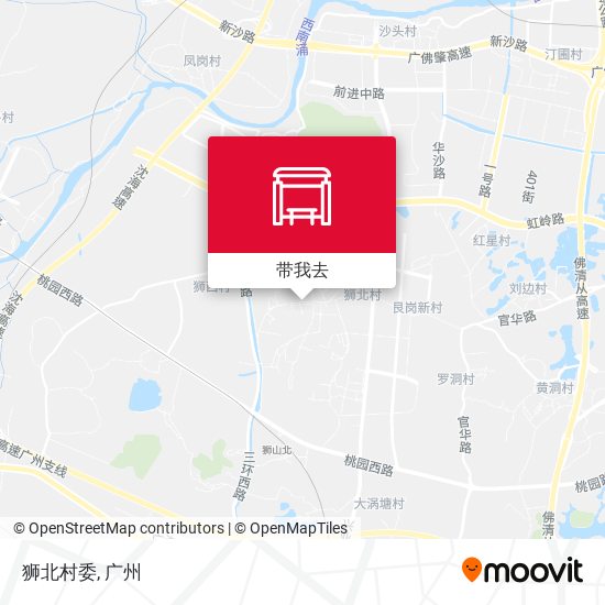 狮北村委地图