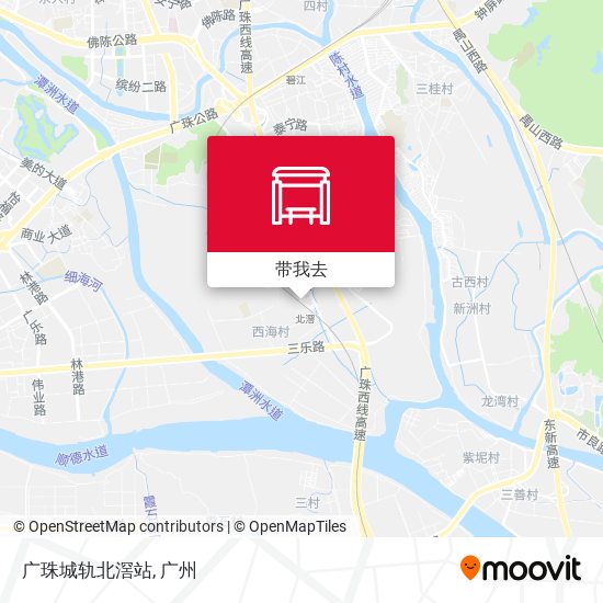 广珠城轨北滘站地图