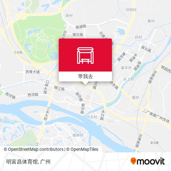 明富昌体育馆地图