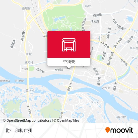 北江明珠地图