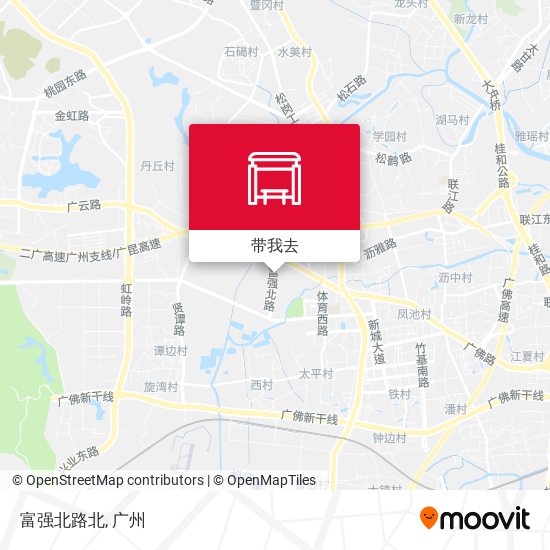 富强北路北地图