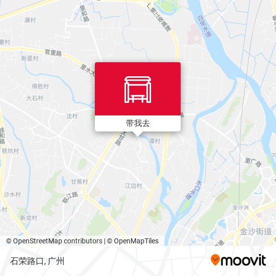 石荣路口地图