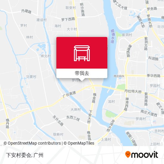 下安村委会地图