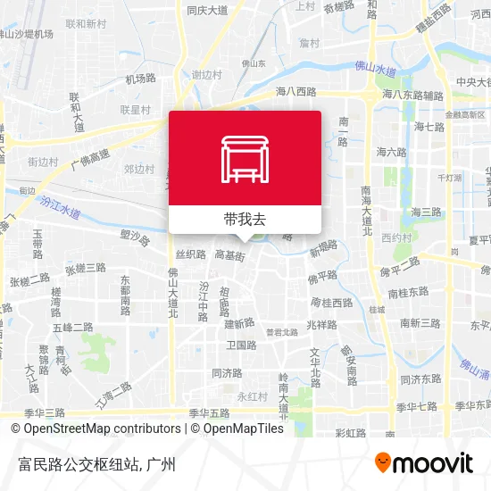 富民路公交枢纽站地图