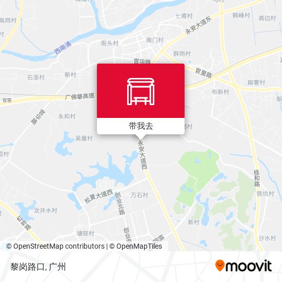 黎岗路口地图