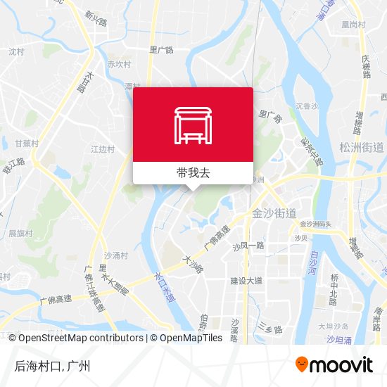 后海村口地图