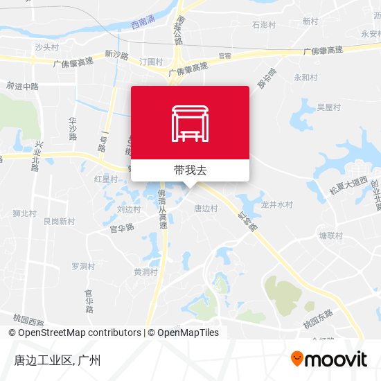 唐边工业区地图