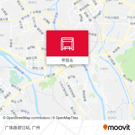 广珠路碧江站地图