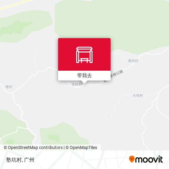 塾坑村地图