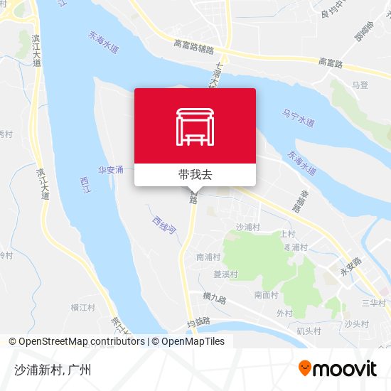 沙浦新村地图