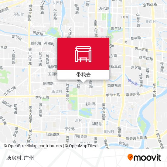 塘房村地图