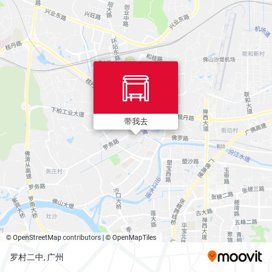 罗村二中地图