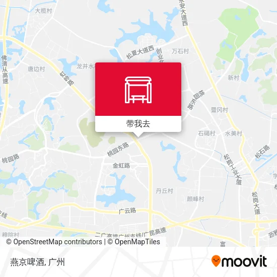 燕京啤酒地图