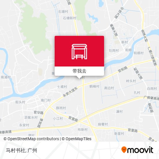 马村书社地图