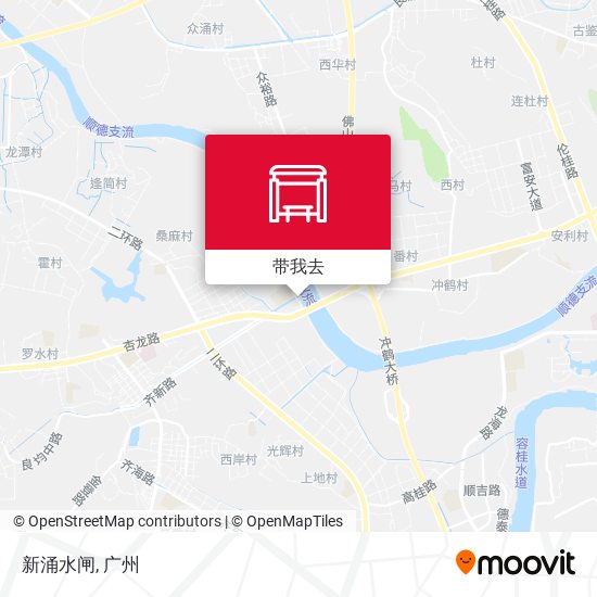 新涌水闸地图