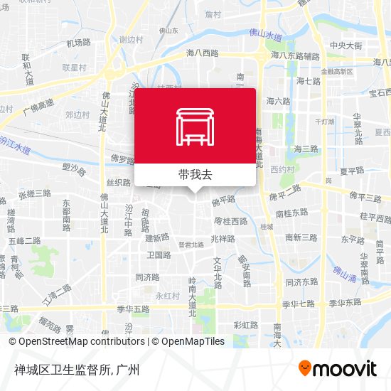禅城区卫生监督所地图