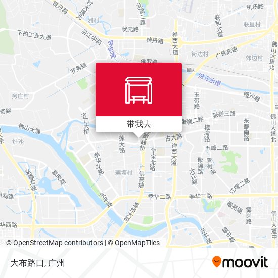大布路口地图