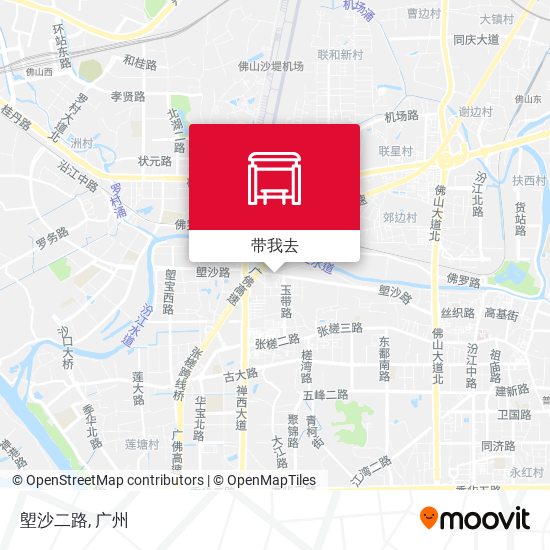 塱沙二路地图