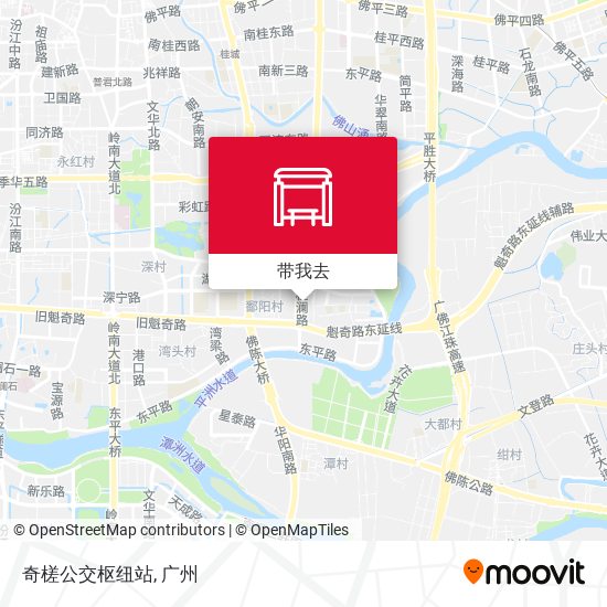 奇槎公交枢纽站地图