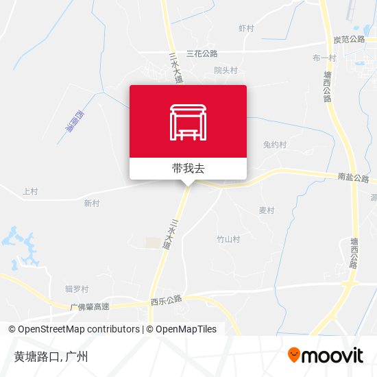 黄塘路口地图