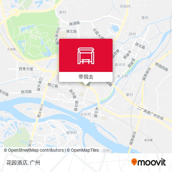 花园酒店地图