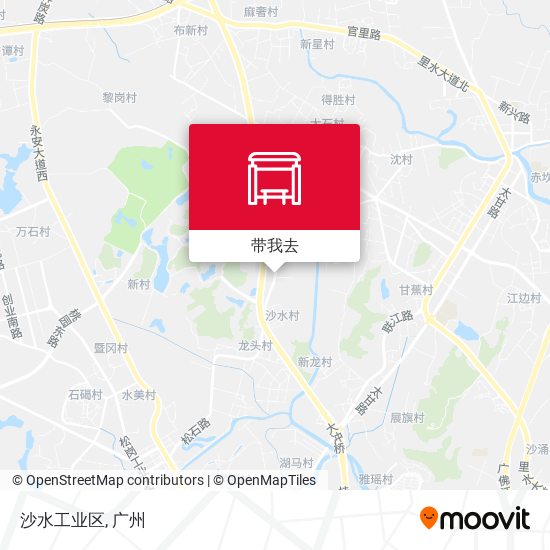 沙水工业区地图