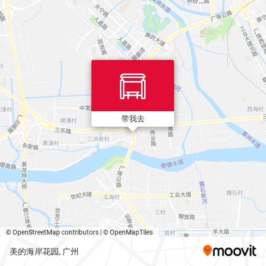 美的海岸花园地图