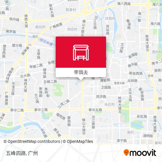 五峰四路地图