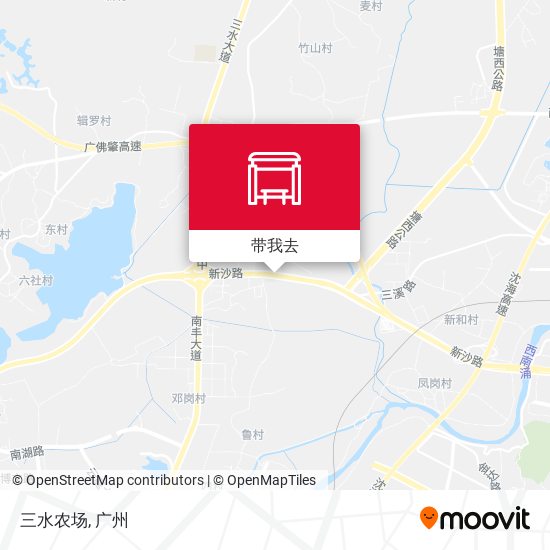 三水农场地图