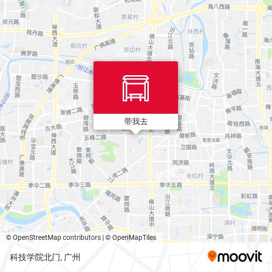 科技学院北门地图