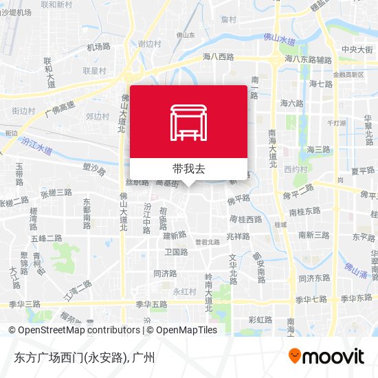 东方广场西门(永安路)地图