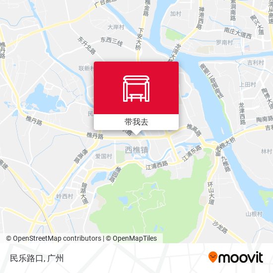 民乐路口地图