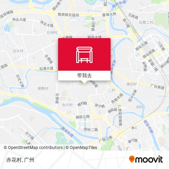 赤花村地图