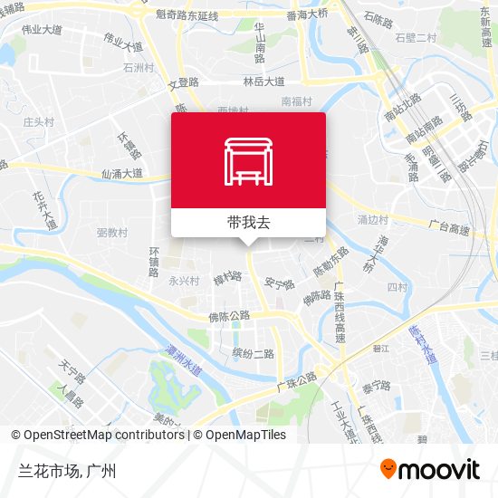 兰花市场地图