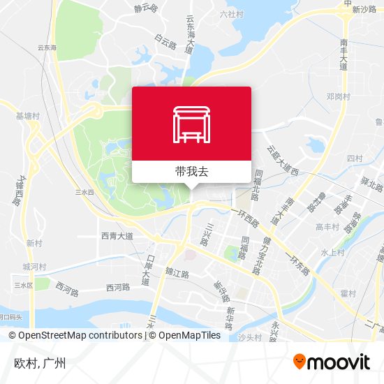 欧村地图