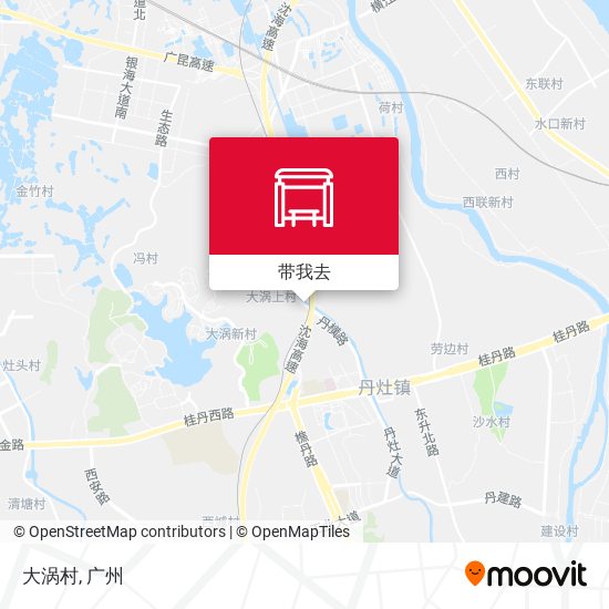 大涡村地图