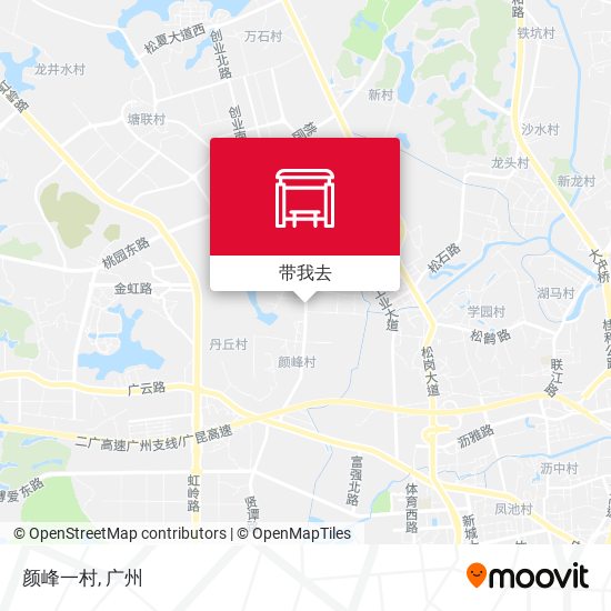 颜峰一村地图