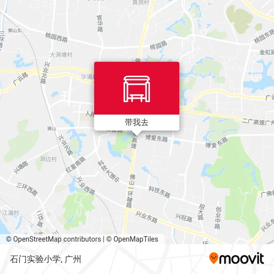 石门实验小学地图