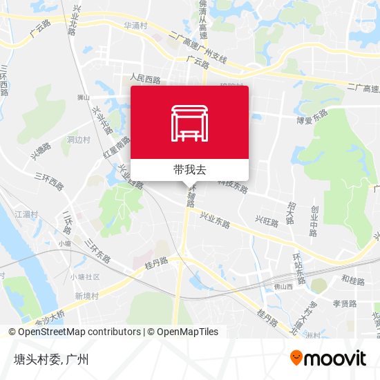 塘头村委地图