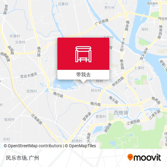 民乐市场地图
