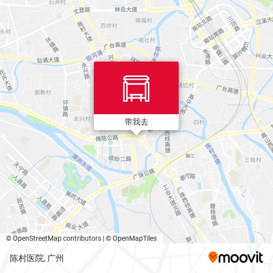 陈村医院地图