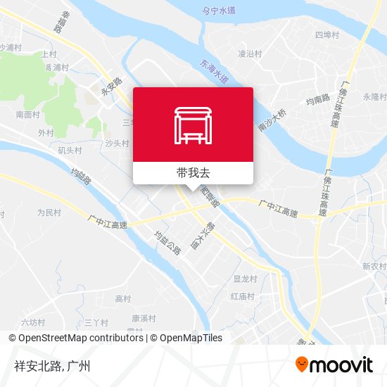 祥安北路地图