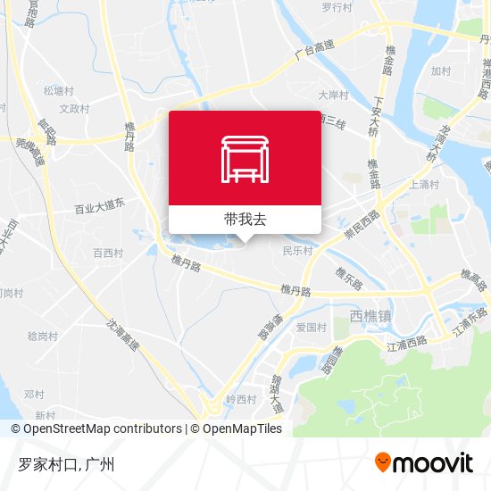 罗家村口地图