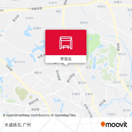 长盛路北地图