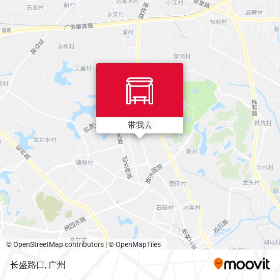 长盛路口地图